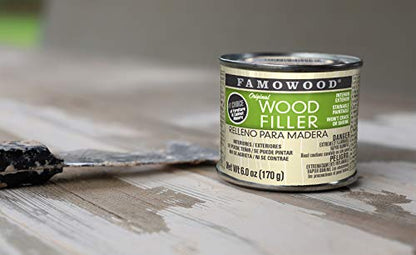 FamoWood 36141124 Original Wood Filler - 1/4 Pint, Maple