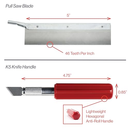 Excel Blades Mini Miter Box & Razor Saw Set, 6-Inch Aluminum - style: Mitre Box Set