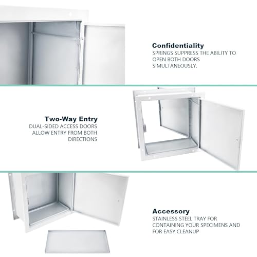 Specimen Lab Pass Thru Cabinet with Double Access Doors