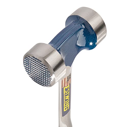 ESTWING Lineman's Hammer, 40oz Milled Face, Shock Reduction Grip, E3-40LM - style: Milled Face