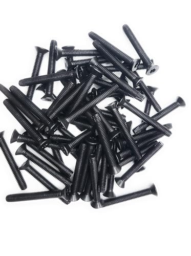 50 Pack 5/16" -18 x 2.5 Inch Pre Oiled Corrosion Resistant Thread Cutting Trailer Deck Floor Board Screws Cargo Wood to Metal Self Tapping