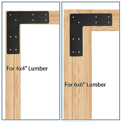 L Right Angle Bracket 2pcs,10"x10" Mending Plate,L Shape Brackes - style: L-shape(10X10)
