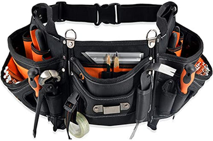 WELKINLAND 18-Pocket Carpenter tool belt, Easy-Access HVAC Tool Belt