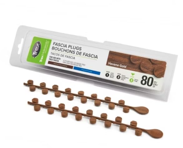Trex Fascia Plugs (Havana Gold) - color: Havana Gold 80ct