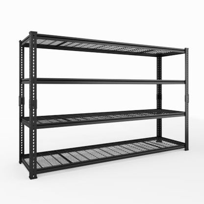 60" W Metal Storage Shelves, 2640lbs Heavy Duty Garage Rack - size: 60"W x 24''Dx 60"H