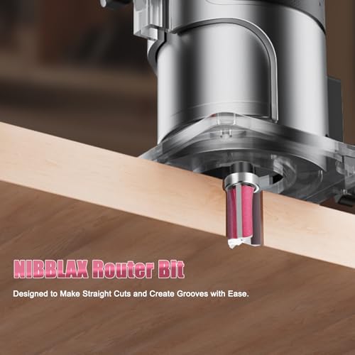 3-Flute Top Bearing Flush Trim Bit 1/4" Shank 5/8" Dia 3/4" Cut Length - size: 5/8"Dia x 3/4" x 1/4"Sh, style: Top Bearing