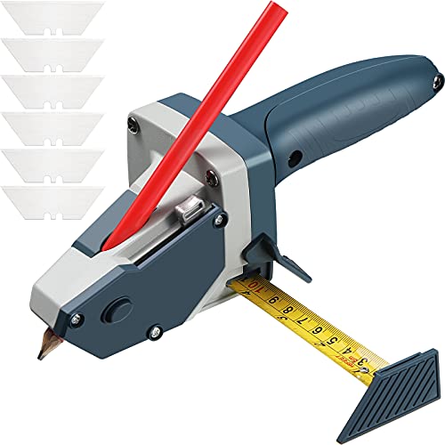 Honoson Gypsum Board Cutter with Tape Measure, Pencil and 5 Blades