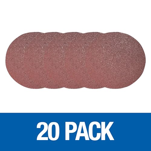 Mercer Industries 44816080 Silicon Carbide Floor Sanding Disc, Double Sided, 16" x No Hole, Grit 80F, 20-Pack - color: Double Sided, size: 16-Inch, style: Grit 80