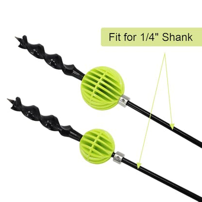 Flex Bit Placement Tool & Bumper Ball Guide Kit for 1/4" Shank Drill Bits - Includes 1-3/4" & 2-5/16" Guides for Cable Installation - style: 7.5mm PVC Bumper Balls