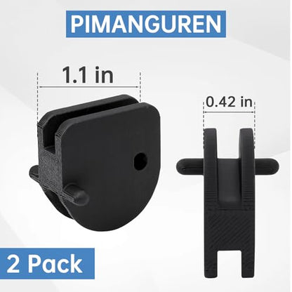 Metal Shed Replacement Door Slides, 2 Pack