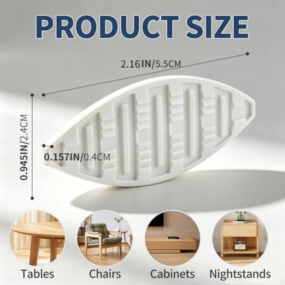 White Plastic Biscuit Joiners Self ClampingTool for Woodworking (50pcs)
