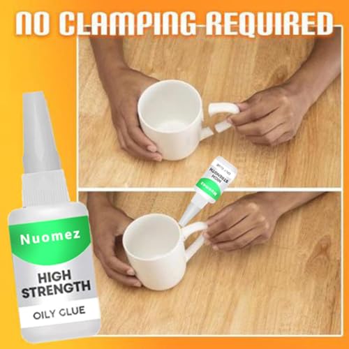 High Strength Oiiy Glue,Universal Super Glue,Welding High-Strength Oiiy Glue, Used for Quick Repair of Metal, Plastic, Wood, Glass, Jade and So On (2pcs)