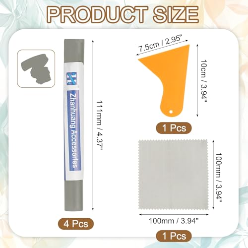 uxcell 4Pcs Wood Filler Sticks,Wood Repair Kit,Pale Gray - color: Pale Gray