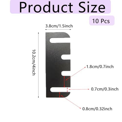 10 Pack Door Hinge Shims，for Door Hinge Repair Kit