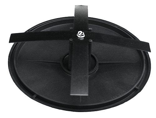 Round Pyramid Black Light Pole Top Caps - size: 2-4