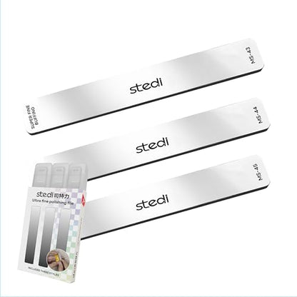 stedi Hobby Model Polishing Tools 3 PCS, Precision Glass Polishing Files - style: 3 PCS Glass Files