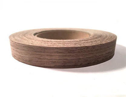 Edge Supply Walnut 1-1/2 in X 25 ft Roll – Pre-Glued Iron On Wood Veneer Tape – Wood Veneer Edge Banding Tape with Hot Melt Adhesive, Smooth Sanded Finish Ideal for Furniture & DIY, Made in USA - color: Walnut, size: 1-1/2 in x 25 ft