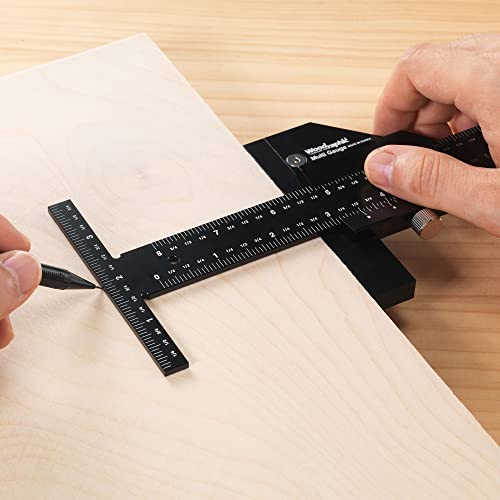 Scriber Gauge 26 Inch – Extra Long Measuring and Marking Ruler, Layout and Joinery Gauge, CNC Aluminum Square Tool for Woodworking, Carpentry, Framing, DIY Projects (New Version) - size: 26 Inch