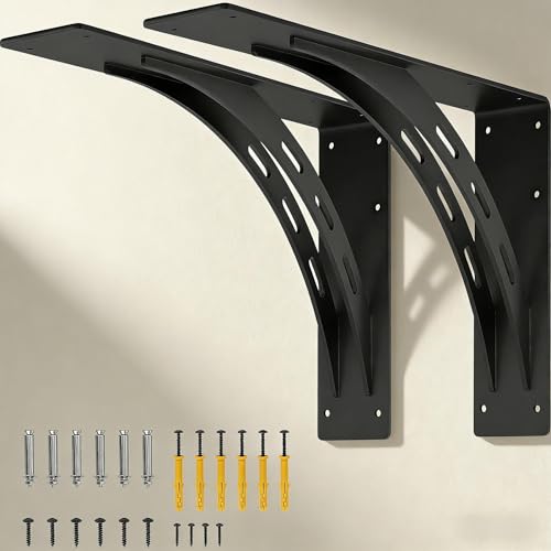 20 inch x 13.5 inch Heavy Duty Bracket,Granite Countertop Support Brackets, Heavy Duty Shelf Brackets , Max Load 1000 Lbs ,Mantel Brackets (Set of 2) - (20 " x 13.5 ") - size: 20 " x 13.5 "