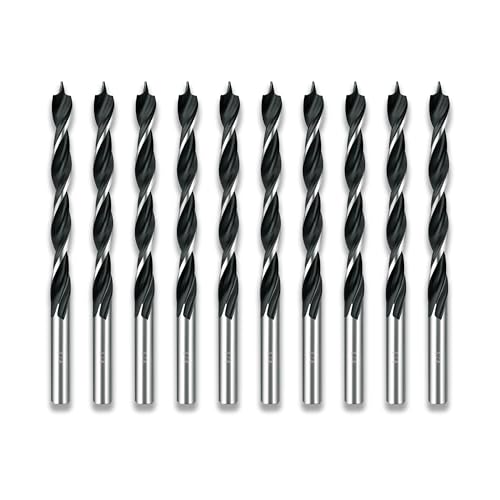 1/4 Brad Point Drill Bit Set for Wood - size: 1/4in (10pcs)