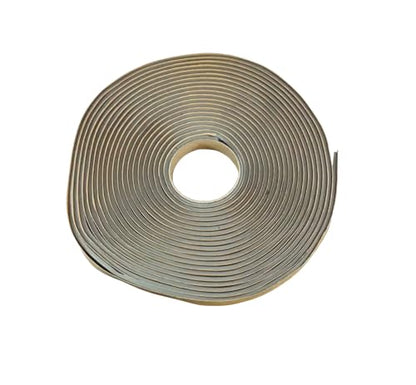 WRS 1/8" x 3/8" Double Sided Butyl Tape, Grey, 25 Ft, for Weatherproofing - color: 1/8" x 3/8" - 25 Ft Roll, Grey