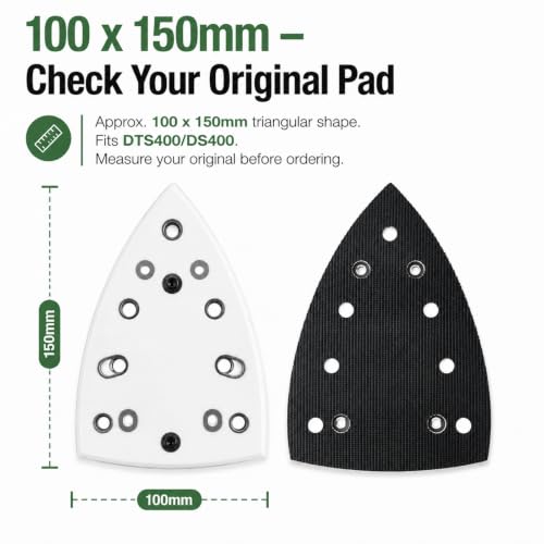 2-Pack DTS400 Sanding Pad Compatible Festool, 100x150mm
