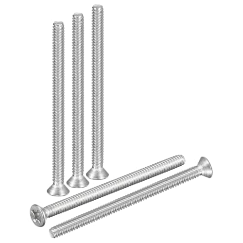 DTGN #6-32x2 Phillips Flat Head Machine Screw 304 Silver 30pcs - color: Silver, size: #6-32x2"