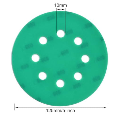 5-Inch 8-Hole Wet Dry Sanding Discs 800 Grit Sandpaper, 50-Pack - style: 800 Grit, 50 Pack