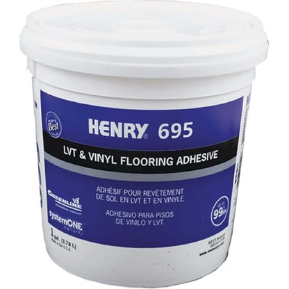 Henry 32079 695 Vinyl Flooring Adhesive, Off-White, 1 Gallon