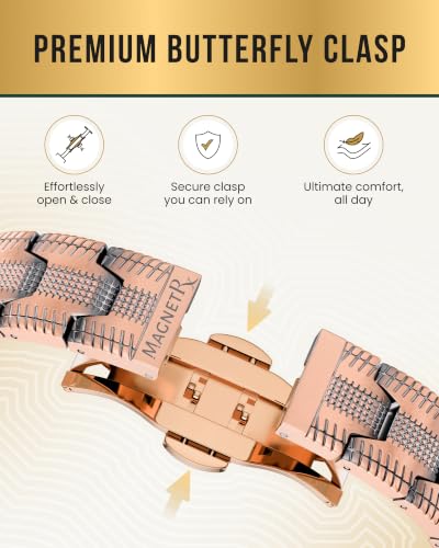 MagnetRX® EllipseMAX Copper Magnetic Bracelets for Men (Tire) - color: 5X Strength - EllipseMAX (5,000 Gauss) - Tire Style