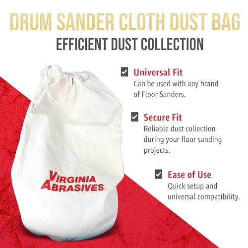 Drum Sander Dust Collector Bag - Heavy Duty Cloth, Floor Sanding - Solid - style: Heavy Duty (w/o Zipper)