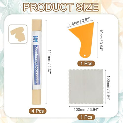 uxcell 4Pcs Wood Filler Sticks,Wood Repair Kit,Light Yellow - color: Light Yellow