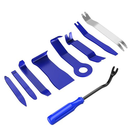 GOOACC 9PCS Auto Trim Removal Tool Kit Blue - color: 9PCS Trim Removal Tool Blue