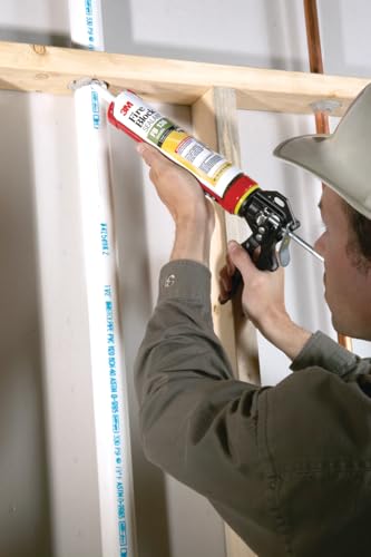 3M Fire Block Sealant FB136, Gray, 10.1 fl oz Cartridge, Single Component