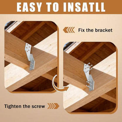80 Pack Left Size Hurricane Straps Tie Brackets