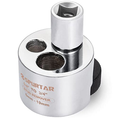 Spurtar 1/2'' Drive Stud Remover Bolt Extractor Nut Splitter 1/4" to 3/4"