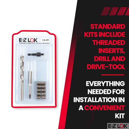 E-Z LOK Thread Repair Kit, 0.25-20 - size: 1/4-20, style: Stainless Steel