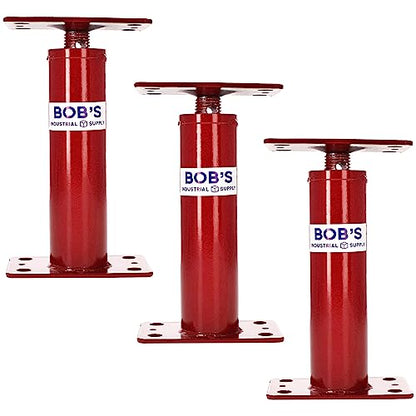 BISupply House Jacks for Leveling Crawlspace 3 Pack - 12 to 16 inch Adjustable Support Beam Basement Jack Post - Floor Lifting Joist Beam Brace for Cellar Ceiling - Screw Pole Jack - size: 16 in, 3 pack