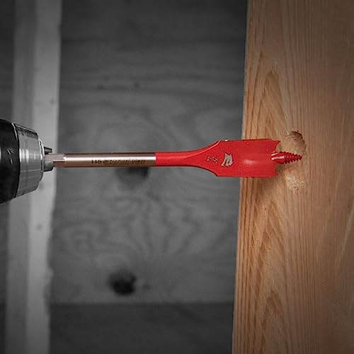 Diablo Spade Bit for Wood - 1-3/8" Diameter, 6" Length, 1/4" Hex Shank - size: 1-3/8" × 6"