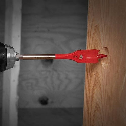 Diablo Spade Bit for Wood - 1-3/8" Diameter, 6" Length, 1/4" Hex Shank - size: 1-3/8" × 6"