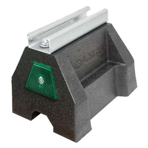Newhouse Electric RTS14-5 Rooftop Support Block with Galvanized Steel Strut | Sleeper Curb Replacement, Black - size: 5 inches