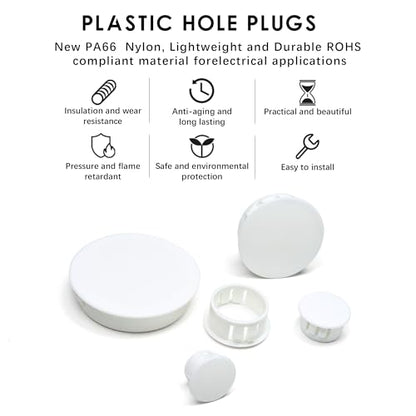 2-3/8 In/60 mm Plastic Plugs for Round Holes - style: 60mm (2-3/8")