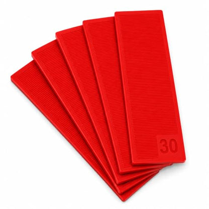 1/8" (3 mm) Plastic Glazing Blocks Glazing Frame Spacer Door Window Frame Packers - size: 1/8" (3mm) Red
