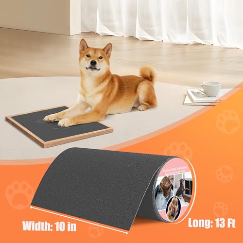 Pet Nail Self Adhesive Replacement Emery Paper, 10in*13ft, Gray - color: Gray, size: 10in*13ft