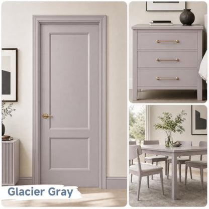 Matte Wood Furniture Paint, Glacier Gray, 32 Fl Oz with Tools - color: Glacier Gray, size: 32 Fl Oz (Pack of 1)