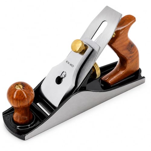 EX-XO No.4 Bench Hand Plane, 9-Inch Wood Planer with 2-Inch Cutter