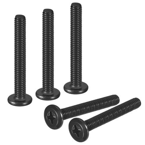 uxcell 25Pcs M4-0.7x30mm Flat Round Head Machine Screw Phillips Drive Screw - size: M4-0.7 x 30mm