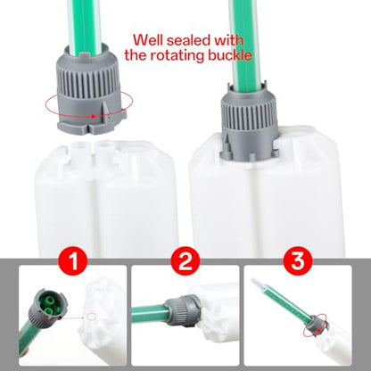 25 Pieces Epoxy Adhesive Mixing Nozzle Tip Static Mixing Nozzle Resin Mixer Adhesive Gun for AB Two-Component Cartridges 50ml/3.6in(1:1/1:2Ratio)