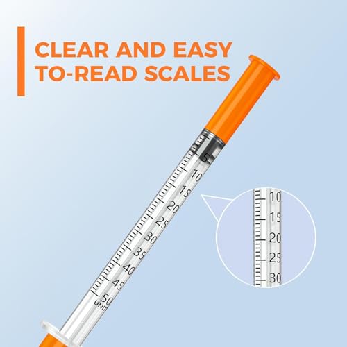 Jeringas，0.5ml/cc 31G 5/16“, 100 Pack - style: 0.5ml/cc 31G 5/16"
