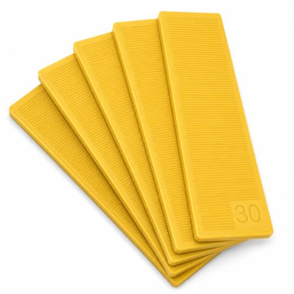 5/32" (4 mm) Plastic Glazing Blocks Glazing Frame Spacer Door Window Frame Packers - size: 5/32" (4mm) Yellow
